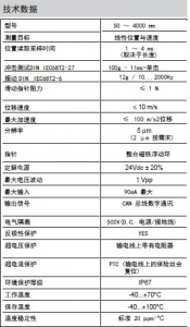 GEFRAN杰弗伦MK4C非接触磁磁滞伸缩位移传感器